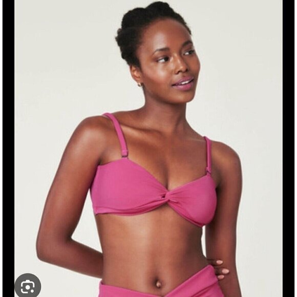 NEW Andie The Capri Swim Top Orchid XL Resprtwear Vacation Beach Bikini Top - Picture 1 of 13